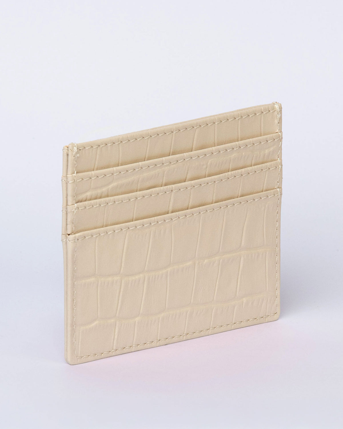 Tarjetero Beige